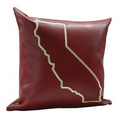 Recycled Leather 16" x 16" Pillow